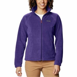 Columbia Women's Vibrant Purple Fleece Jacket, Size XL